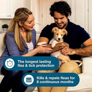 Small Dog  Flea & Tick Collar for Dogs Under 18 lbs. 8 Months Protection